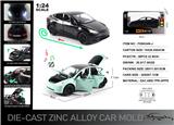 OBL10226715 - 英文1:24压铸锌合金灯光音效特斯拉Model Y车模
