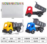 OBL10226852 - 滑行翻斗工程车三色混装（黄红蓝）