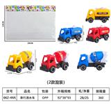 OBL10226857 - 滑行工程车两款三色混（红黄蓝）