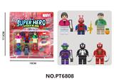 OBL10227208 - 蜘蛛侠大战毒液积木人仔6PCS
