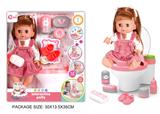 OBL10227579 - 14寸搪胶12声娃娃声光马桶套装