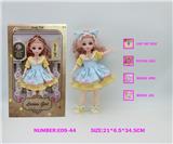 OBL10228263 - 12寸3D仿真眼15关节实身英文音乐灯光芭比娃娃