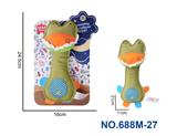 OBL10230694 - 毛绒鳄鱼手持BB棒婴儿安抚玩具