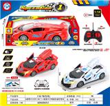 OBL10230763 - 6通带灯光开三车门一键演示兰博基尼遥控警车