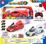 OBL10230765 - 6通带灯光开三车门喷雾兰博基尼遥控警车