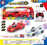 OBL10230768 - 6通带灯光开三车门喷雾法拉利遥控警车