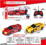 OBL10230799 - 四通带灯光大黄蜂跑车