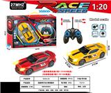 OBL10230809 - 四通带灯光大黄蜂跑车