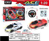 OBL10230866 - 两通带灯光仿真布加迪警车