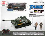 OBL10231636 - 俄罗斯IS-2仿真四通遥控坦克 带灯光、声音