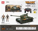 OBL10231644 - 俄罗斯IS-2履带式仿真四通遥控坦克 带灯光、声音、包电