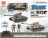 OBL10231650 - 俄罗斯IS-2四通遥控坦克 带灯光、声音 （包电）