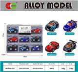 OBL10232068 - 8PCS积木开窗盒
合金Q版回力跑车