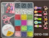 OBL10233944 - 新款俄文20格2大格串珠盒 （带发夹+戒指+细珠+软片+线盒+剪刀+夹子）