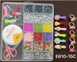 OBL10233945 - 新款俄文20格2大格串珠盒  （带发夹+戒指+细珠+软片+表情珠+线盒+剪刀+夹子）