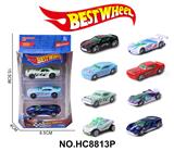 OBL10234272 - 1:64合金车(赛车,跑车)3只盒装