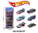 OBL10234293 - 1:64合金车(赛车)5只盒装