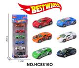 OBL10234305 - 1:64合金车(赛车,跑车)6只盒装
