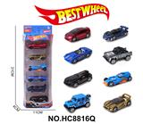 OBL10234307 - 1:64合金车(赛车,跑车,越野车)6只盒装