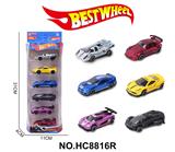 OBL10234308 - 1:64合金车(赛车,跑车)6只盒装