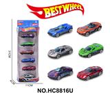 OBL10234311 - 1:64合金车(赛车,跑车)6只盒装