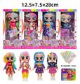 OBL10234338 - 10寸空身Decora Girlz时尚贴纸娃娃+DIY贴纸（带音乐）