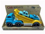 OBL10235090 - (GCC)麦秆材料-卡通轨道滑翔运输车（灯光声音）