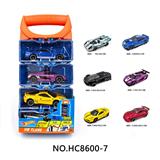 OBL10237914 - 1:64合金跑车DIY手提盒