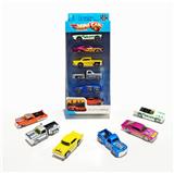 OBL10238018 - 1比64合金滑行车6只套装 2款混装