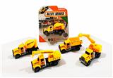 OBL10238050 - 合金回力工程车套装 1比64单只装