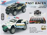 OBL10239227 - 1:32 合金越野警车 回力 开门 灯光音乐(12只)