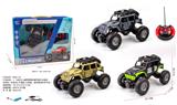 OBL10240625 - 1：18牧马人越野攀爬四通带前灯光遥控车包电（车身包3.7V锂电+USB线，遥控器2粒5号不包）