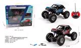 OBL10240626 - 1：18骨架越野攀爬四通带前灯光遥控车包电（车身包3.7V锂电+USB线，遥控器2粒5号不包）