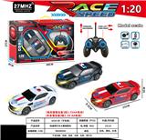 OBL10241778 - 四通带灯光大黄蜂警车