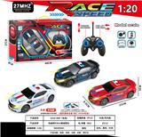 OBL10241779 - 四通带灯光大黄蜂警车