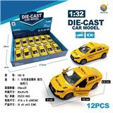OBL10242013 - 1:32仿真拉达开二门回力合金出租车