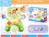 OBL10242344 - （绿+音乐盒）趴着玩婴儿俯卧枕/婴儿枕宝宝腹部支撑枕幼儿健身枕婴儿用品玩具