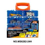 OBL10244600 - 合金车DIY手提盒8只装