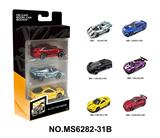 OBL10244620 - 1:64合金车6款3只盒装
