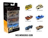 OBL10244625 - 1:64合金车6款3只盒装
