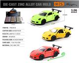 OBL10244792 - 英文1:36压铸锌合金保时捷911车模12只/展示盒