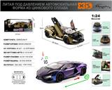 OBL10244819 - 俄文1:24压铸锌合金灯光音效兰博基尼新大牛车模