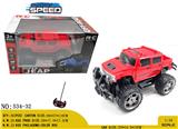 OBL10245095 - 1：18 
吉普 越野 敞篷四通遥控车 红武士皮卡
带车头灯 四通遥控器
（车底4AA-遥控器2AA）