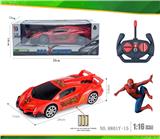 OBL10245141 - 1：18
蜘蛛侠
 兰博基尼 带3D灯
四通遥控车
不包电 （车底3AA-遥控器2AA）