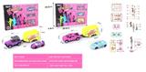OBL10247241 - DIY芭比女孩合金房车套装：2款混装