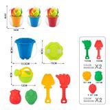 OBL10247319 - 沙滩桶（花朵桶）套装7pcs