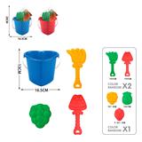 OBL10247321 - 沙滩桶（爱心桶）套装4pcs