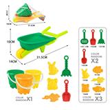 OBL10247355 - 沙滩推车+桶套装7pcs