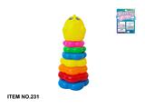 OBL10250400 - 7层梅花型彩虹套圈（鸡仔)