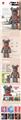 OBL10250722 - 红色条纹积木熊